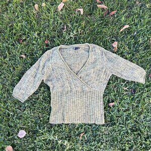 2000s Y2K Sweater Top Lizzie McGuire Green Top Size L
